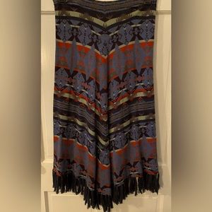 Tasha Polizzi Aztec Blanket Maxi Skirt, size XL